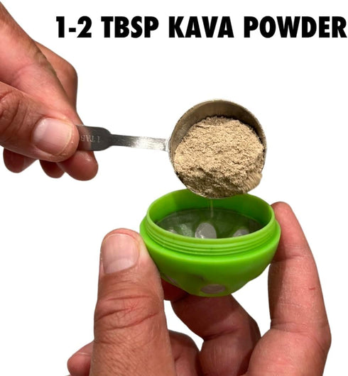 Kavafied AluBall Kava Maker, Noni Green