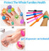 Kikiflower (3 Pack) Hand Sanitizer Bracelet for Kids and Adults, Wristband Hand Sanitizer Dispenser,Portable Travel