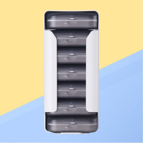 Set Travel-Friendly Pill Organizer for Daily Medicine Storage