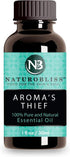 NaturoBliss Aroma's Thief Synergy Blend Essential Oils (Cassia Clove Rosemary Eucalyptus Lemon) - 1 Fl. Oz, 30ml