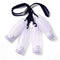 Silicone Travel Bottle Set, TSA Approved, Leak Proof Design, 3.3 Oz (4 Pack + Lanyard, White Bottles)
