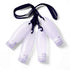 Silicone Travel Bottle Set, TSA Approved, Leak Proof Design, 3.3 Oz (4 Pack + Lanyard, White Bottles)