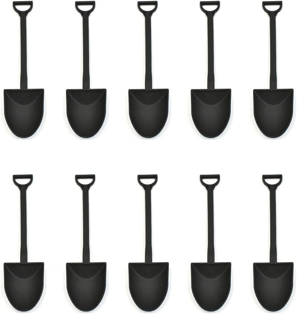 40PCS Plastic Mini Ice Cream Dessert Spoon Shovels - 40 Pcs for Family or Party