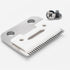 Professional 2-Hole Stagger Tooth Replacement Blades Set #2161, Compatible with Wahl 5 Star Magic Clip
