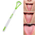 Sgqtqybk Tongue Scraper, Tongue Cleaning Brush Scraping Tools, Scrubber for Healthy Care Mouth Hygiene, Green, Cleaner