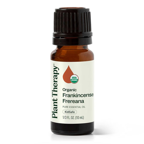 Plant Therapy Organic Frankincense Frereana Essential Oil, 100% Pure, 10 mL (1/3 oz)