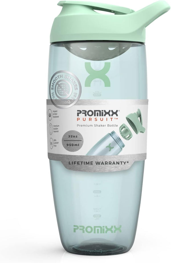 Promixx PURSUIT Protein Shaker Bottle - Premium Sports Blender for Protein Mixes, Easy Clean, Durable Cup