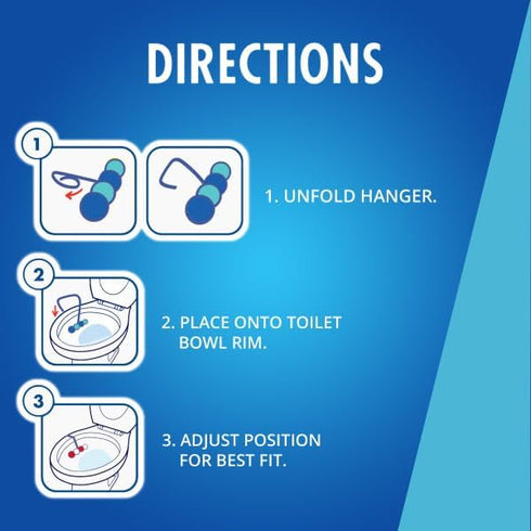 Soft Scrub 4-in-1 Toilet Bowl Cleaner, Sapphire Waters, 6 Count Rim Hanger