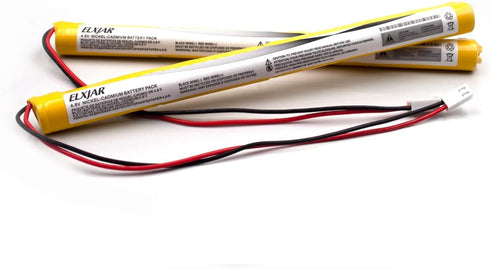 (2-Pack) 4.8V 800mAh NICD Battery Pack Replacement for Dantona Custom-200, Evenlite B310011