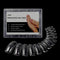 NMKL38 140PCS Clear Dual Forms Acrylic Nail System, Full Cover False Nail Tips, 12 Sizes for Manicure Pedicure