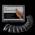 NMKL38 140PCS Clear Dual Forms Acrylic Nail System, Full Cover False Nail Tips, 12 Sizes for Manicure Pedicure