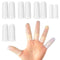 Silicone Finger Protectors for Women, 10 Pack Gel Finger Cots & Protectors for Cracked Tips & Arthritis Relief