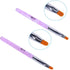 WOKOTO 14 Pcs Acrylic Nail Brush Pen Set, Nail Art Brush Tips, Nail Dust Brush, Nail Polish Brush Kit