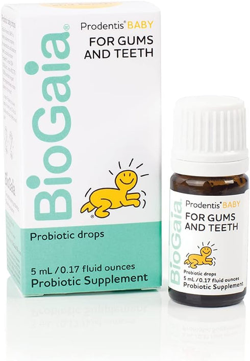 BioGaia Prodentis Drops, 25 Day Supply, Dental Probiotics for Teeth & Gums, Promotes Oral & Gut Health