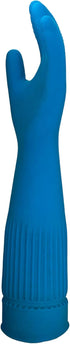ETERNA Extra Long Gloves for Laundry, Kitchen, Household Cleaning, Size M, Brush Effect on Fingers, 3.63 Oz