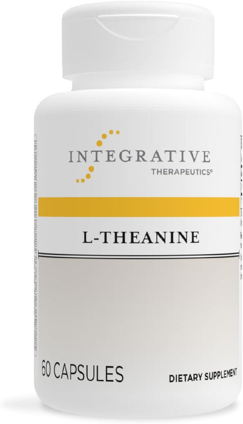 Integrative Therapeutics L-Theanine - Vegan, Gluten-Free & Dairy-Free Amino Acid Supplement, 60 Capsules