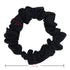 Set of 24 Black Satin Hair Scrunchies for Women, Elastic Hair Ties, Small Hair Bobbles, Fabric Hair Bands, Ponytail