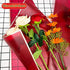 XICHEN 20 Sheets Pure Color Waterproof Flower Wrapping Paper, 22.8x22.8Inch Florist Bouquet Supplies (Red Wine)