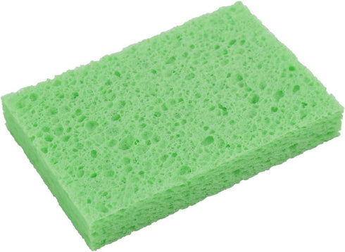 Cellulose Pop Up Sponges, Large Natural Compressed, 8 Pack for Dishes Washing and Kitchen Cleaning