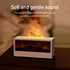 LUCOJET 150ML 7 Essential Oil Diffuser, Flame Fireplace Aromatherapy Diffuser, Ultrasonic Cool Mist Humidifier