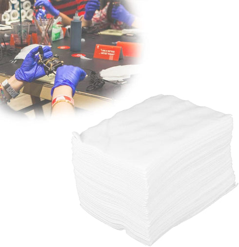 50pcs Body Art Disposable Wipe Paper - Cleaning Tool Towel Tissue, White Makeup Paper Towel