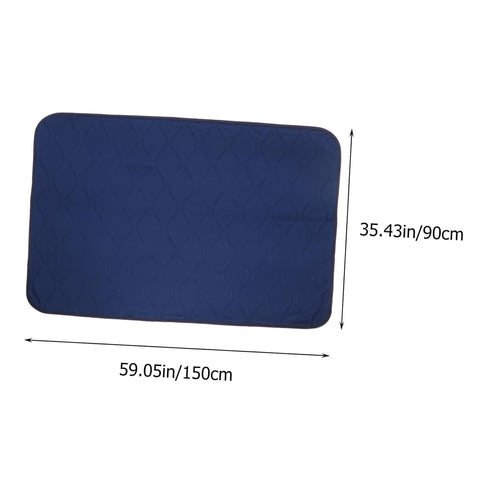 JUMPLAWN 1Pc Washable Elderly Urinal Mat Slip Changing Pad for Adults Lightweight Durable Machine Washable Convenient