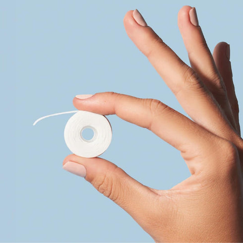 Davids Expanding Dental Floss Refills, 2 Spools, 250+ No Break Woven Strands, Vegan, Kid Friendly, 66 yd