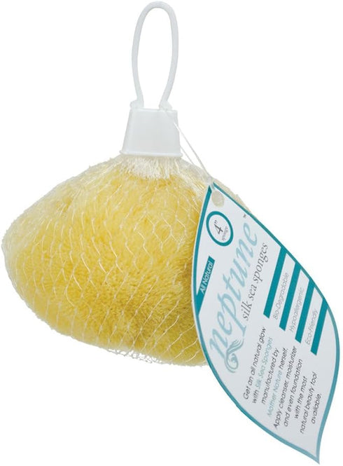 Sea Soft Silk Sponge for Cosmetic Use, Facial Cleansing, 3-4 Inches