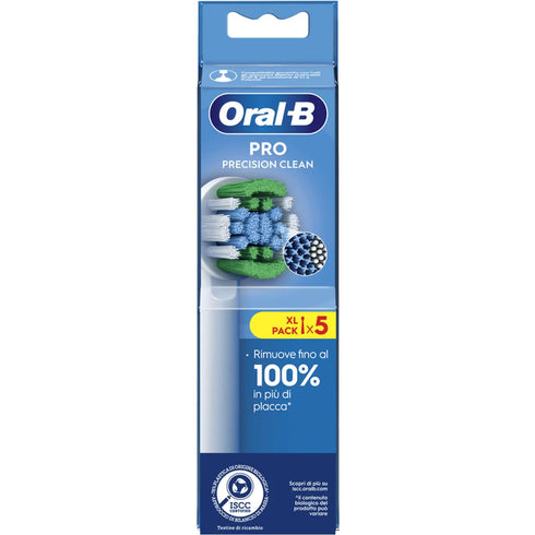 Oral-B Precision Clean Electric Toothbrush Heads, Pack of 5 Replacement Heads, 3