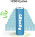 8 Pack AA AAA Rechargeable Batteries, NiMH 3300mAh AA and 1100mAh AAA