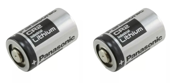 Panasonic CR2-2PK Photo Lithium 3V Batteries for Mini 25, Mini 50, Mini 50S, Mini 55, Pivi MP-100 and SP-1- Silver (Pack of 2)