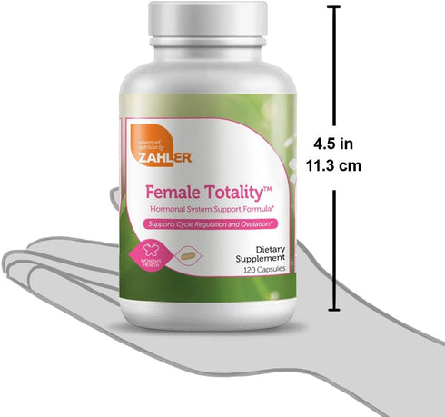 Zahler Female Totality Fertility Supplements for Women - Prenatal Vitamins, 120 Capsules