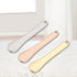 3 Pack Metal Cosmetic Spatulas, Mini Makeup Spoon, Eye Cream Applicator, Facial Cream Mask Scoop Tool (Gold, Silver,