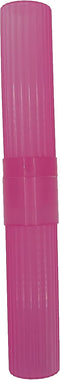Toothbrush Holder (Pink) - Made in The USA with Ventilation Holes for Drying