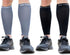 Run Forever Calf Compression Sleeves for Men and Women - Footless Compression Socks for Pain Relief
