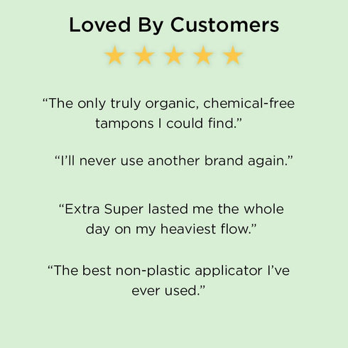 Set Eco-Friendly Cotton Feminine Care - Tampons & Pads