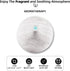 Xitangju 550ml 7 6 Set Aromatherapy Essential Oil Diffuser, White Wood Grain Ultrasonic Humidifier with Remote Control
