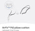 P10 Resmed AirFit Nasal Pillow Cushion - CPAP Mask Accessories Replacement - Soft Lightweight Silicone - Dual Wall