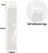 100 Pcs Cellophane Bags, 2x10 Inches Self Sealing Treats Bags, Pretzels Individual Bags, Clear Cellophane Bags for Pretzel Rods Candies Snacks Cookies
