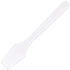 PANA 200pcs Disposable Plastic Spatulas for Cosmetic Make Up, 2.5" Skin Care Facial Cream Mask (WHITE-200 Pieces)