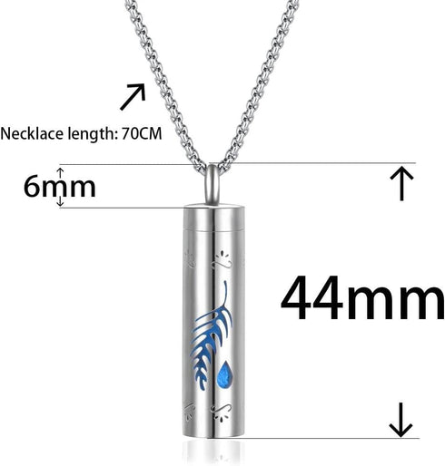 Set Necklace Aromatherapy Essential Oil Diffuser Stainless Steel Necklace - Adjustable Women Jewelry Diffuser Necklace