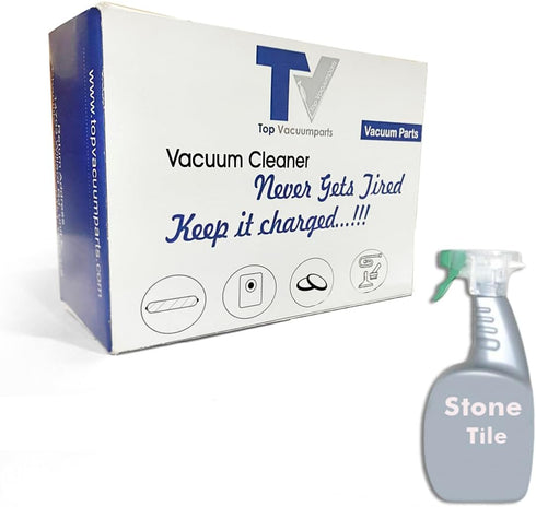 TOP VACUUM PARTS Multi-Surface Floor Cleaner- 32 oz, Refillable, Residue-Free Floor Cleaning Solution for Stone,