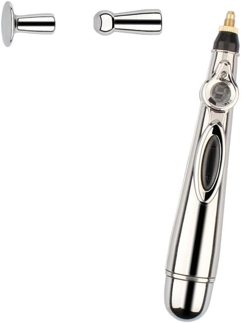 Electronic Meridian Acupuncture Pen with Multiple Treatment Tips, Acupressure Meridian Energy Massage