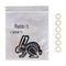 Angzhili 10 Bag Dental Orthodontic Rubber Bands, Elastic Rubber Bands, Orthodontic Supply 3.5 Oz (3/16")