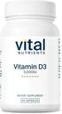 Vitamin D 5000 IU by Vital Nutrients | D3 Supplement for Healthy Bones, 90 Capsules