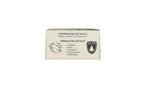 JUNIPER RIDGE Big Sur Bar Soap, Cold Processed Mild Castile Soap, Plant Based Ingredients, 4oz Bar