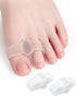 Bunion Toe Corrector (10 Pack), Gel Toe Separators with 2 Loops for Big Toe, Bunion Pain Relief, Hammer Toe