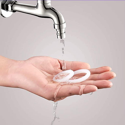 Set 3 Silicone Cock Ring Pcs Stretchy Penis Ring for Erection Enhancing Delay Ejaculation Sex Toy for Men