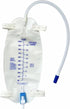 lifevv 3 Pack Easy-Tap Leg Bag Urinary Drainage Bag, 32 Oz with 3 18” Tubing, Anti-Reflux Valve, Cloth Straps