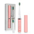 Voom Sonic Pro 3 Rechargeable Electric Toothbrush, Soft Dupont Nylon Bristle, Dentist Recommended, Pink